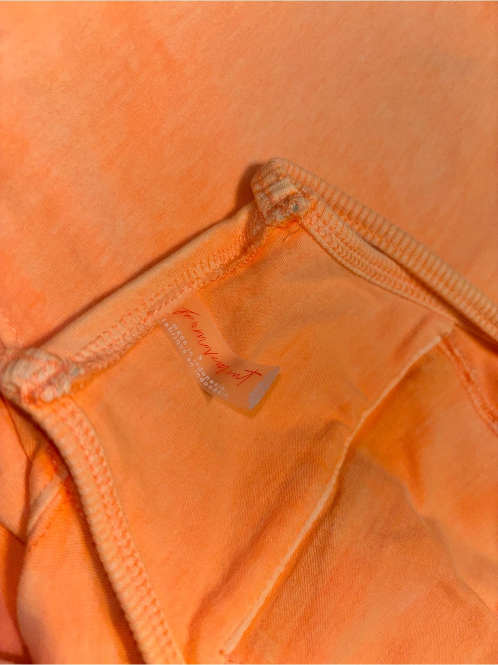 FP Movement by Free People Peachy/Coral Sleeveless Hot Shot onesie - Picture 3 of 4